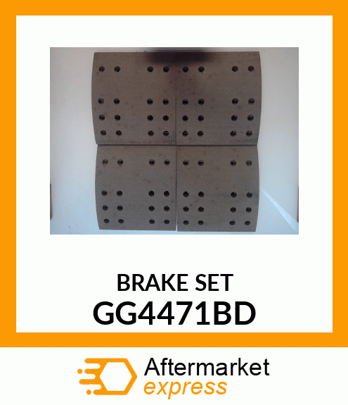 BRAKE SET GG4471BD