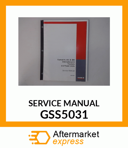 SERVICE MANUAL GSS5031