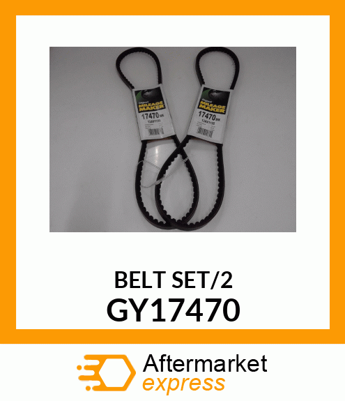 BELT SET/2 GY17470