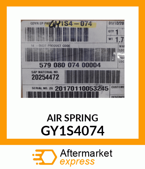 AIR SPRING GY1S4074