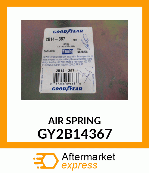 AIR SPRING GY2B14367