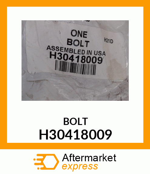 BOLT H30418009