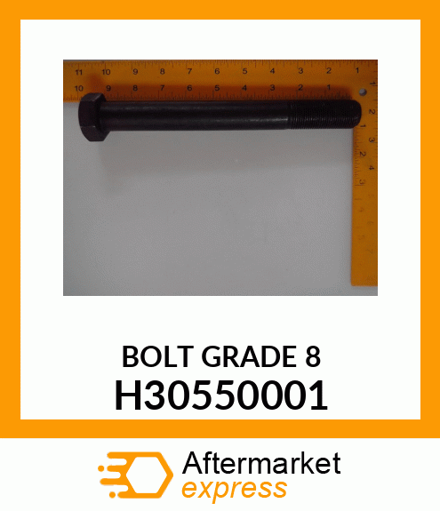 BOLT GRADE 8 H30550001