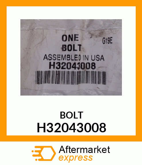 BOLT H32043008