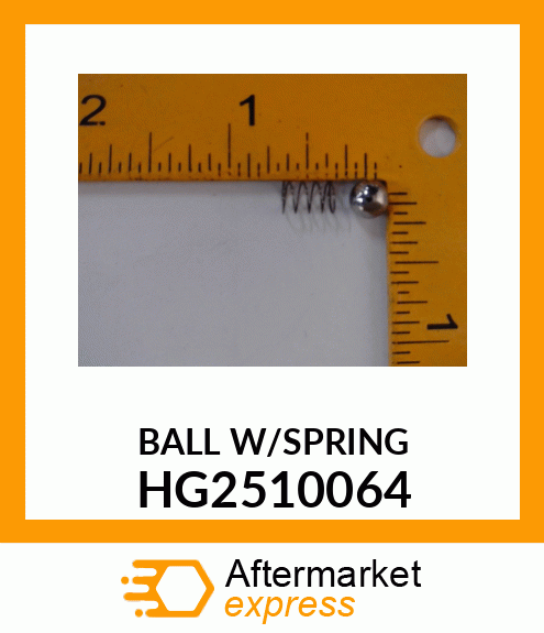 BALL W/SPRING HG2510064