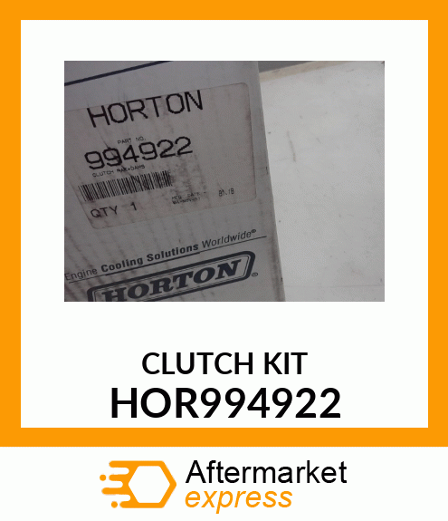 CLUTCH KIT HOR994922