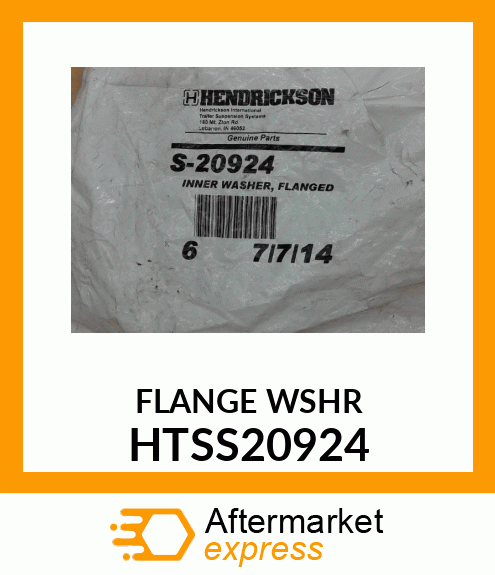 FLANGE WSHR HTSS20924