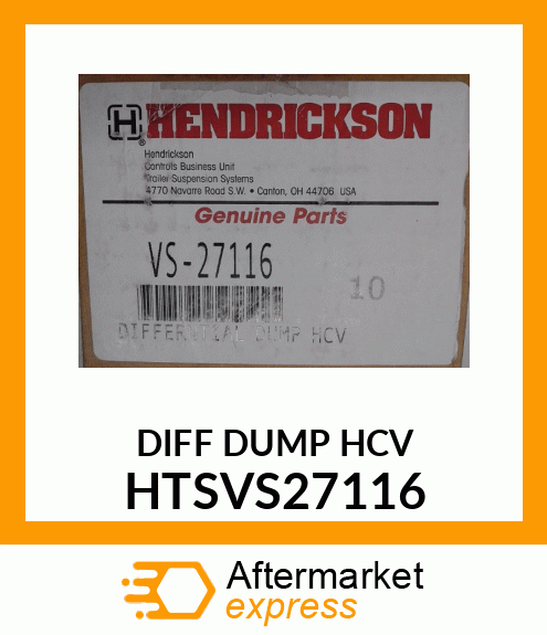 DIFF DUMP HCV HTSVS27116