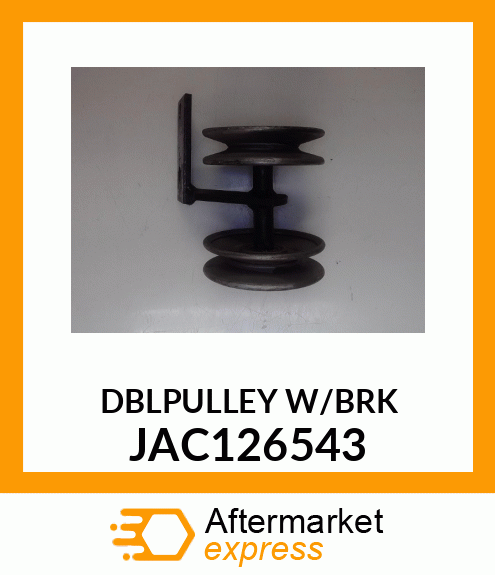 DBLPULLEY W/BRK JAC126543