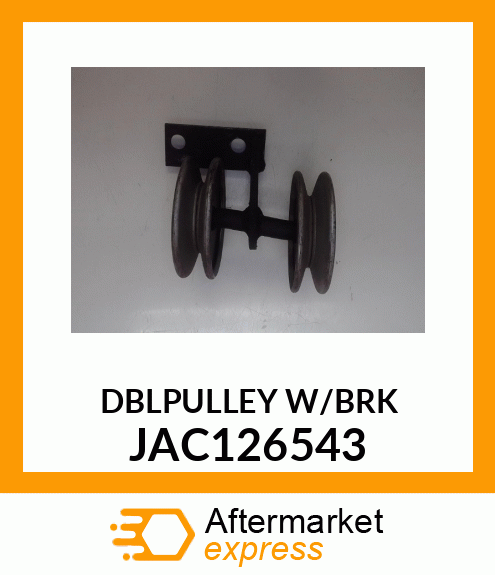 DBLPULLEY W/BRK JAC126543