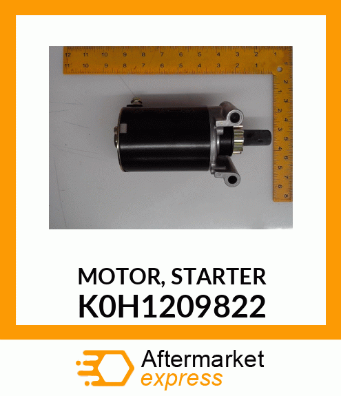 MOTOR, STARTER K0H1209822