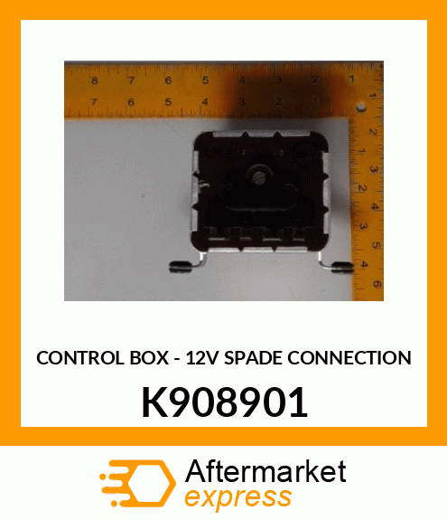 CONTROL BOX - 12V SPADE CONNECTION K908901