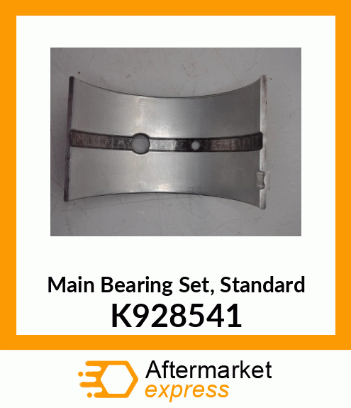 Main Bearing Set, Standard K928541