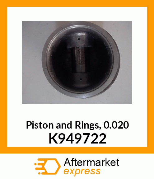 Piston and Rings, 0.020" K949722