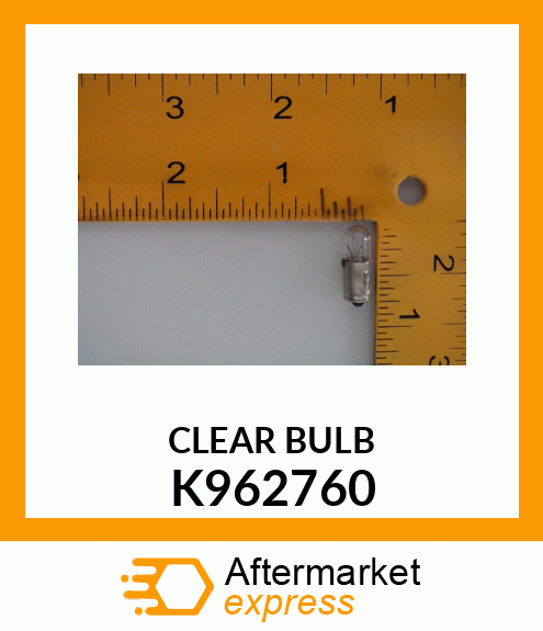 CLEAR BULB K962760