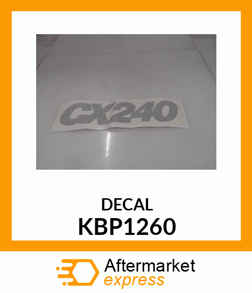 DECAL KBP1260