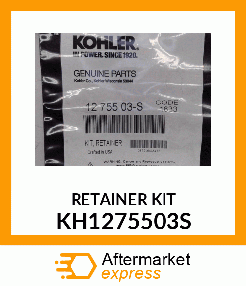 RETAINER KIT KH1275503S