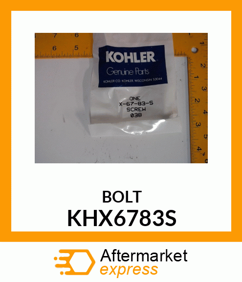 BOLT KHX6783S