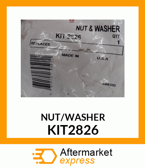 NUT/WASHER KIT2826