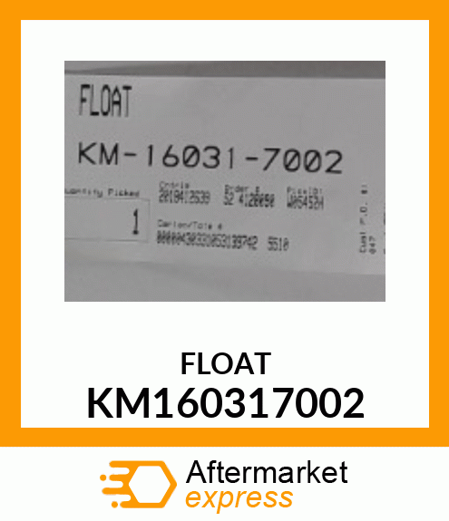 FLOAT KM160317002