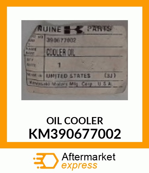 OIL COOLER KM390677002