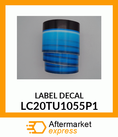 LABEL DECAL LC20TU1055P1