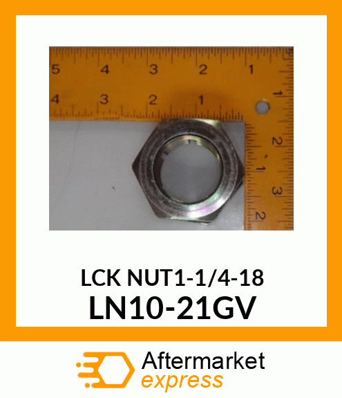 LCK NUT1-1/4-18 LN10-21GV