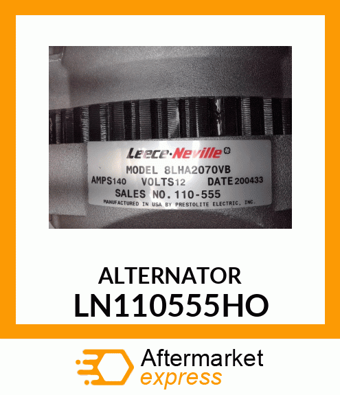 ALTERNATOR LN110555HO