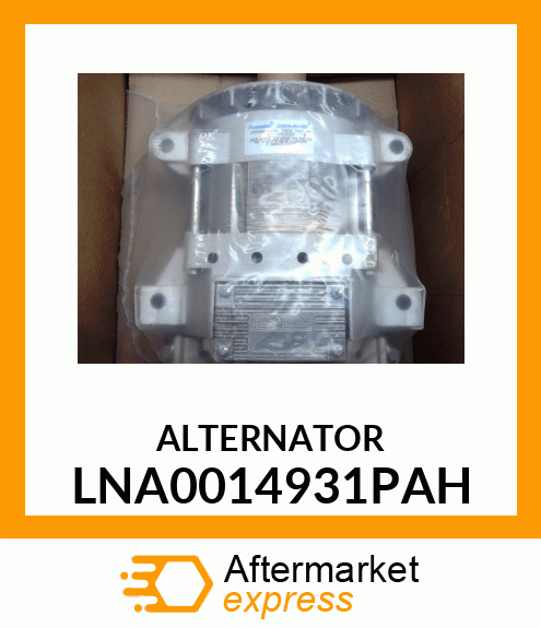 ALTERNATOR LNA0014931PAH