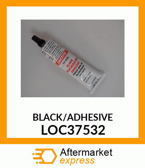 BLACK/ADHESIVE LOC37532