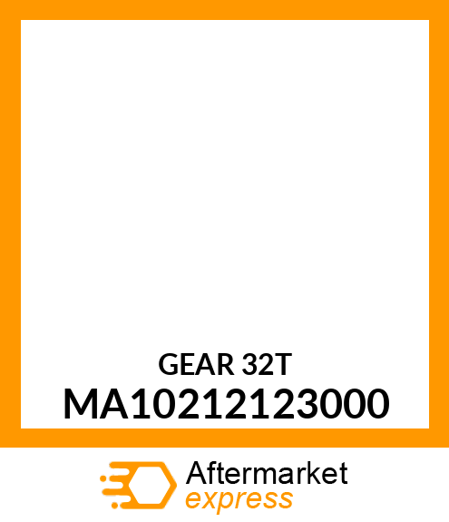 GEAR 32T MA10212123000