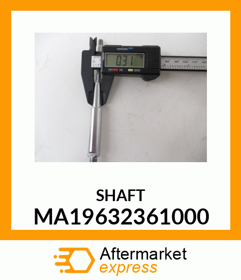 SHAFT MA19632361000