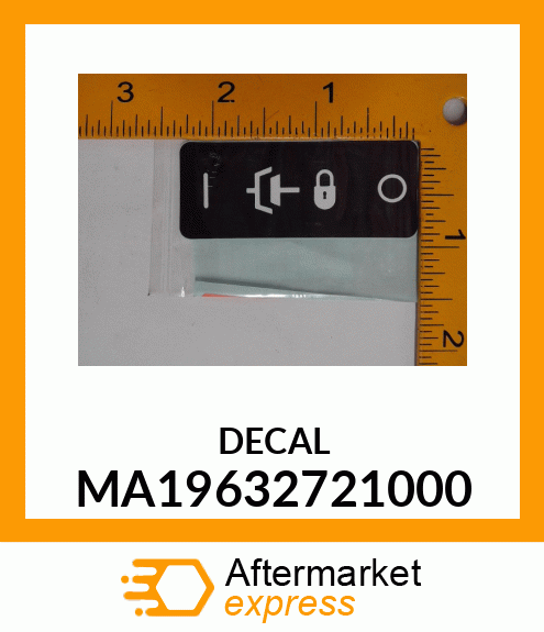 DECAL MA19632721000