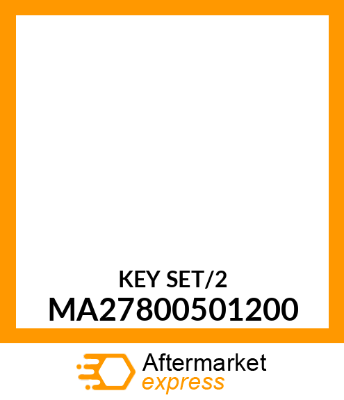 KEY SET/2 MA27800501200