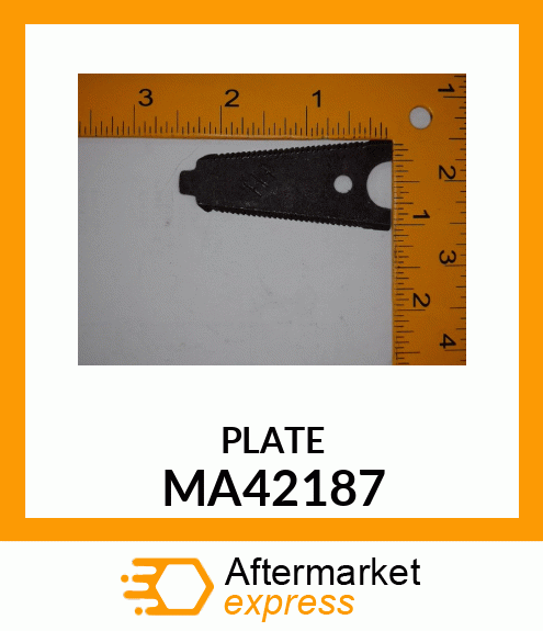 PLATE MA42187
