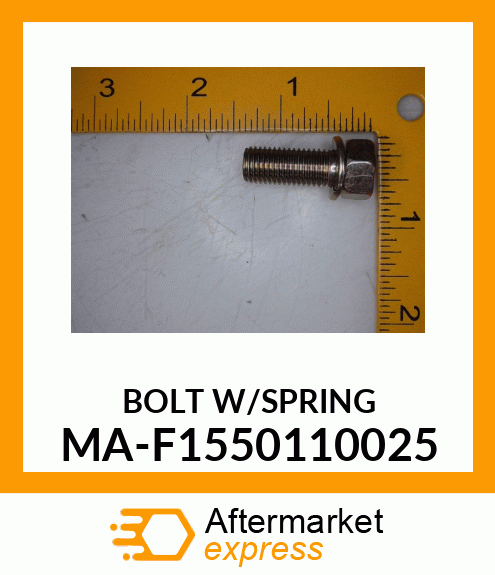 BOLT W/SPRING MA-F1550110025