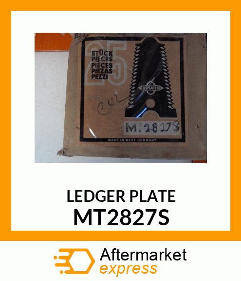 LEDGER PLATE MT2827S