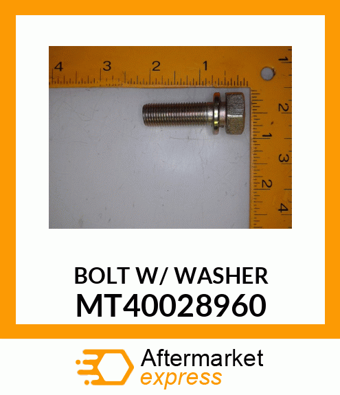 BOLT W/ WASHER MT40028960