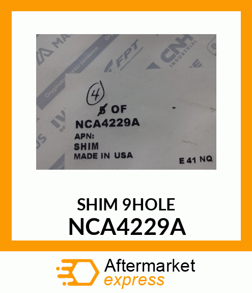 SHIM 9HOLE NCA4229A