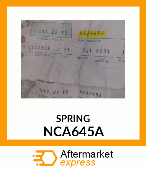 SPRING NCA645A