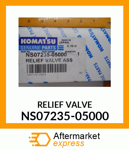 RELIEF VALVE NS07235-05000