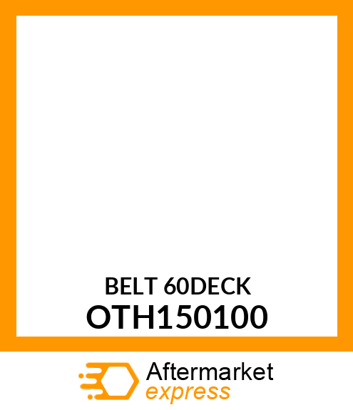 BELT 60DECK OTH150100