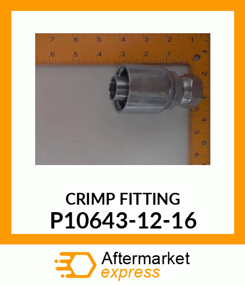 CRIMP FITTING P10643-12-16