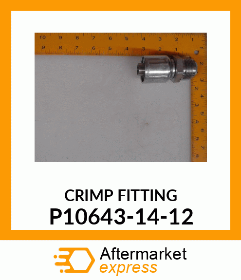 CRIMP FITTING P10643-14-12