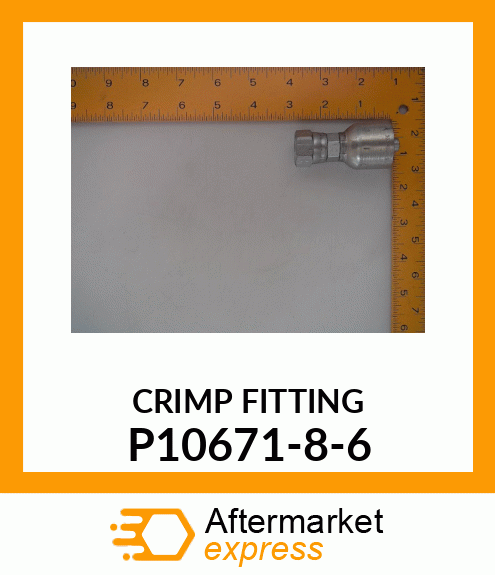 CRIMP FITTING P10671-8-6