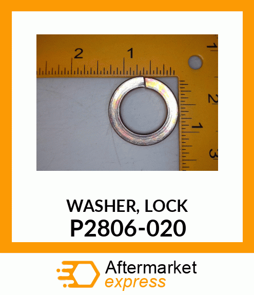 WASHER, LOCK P2806-020