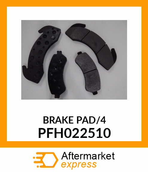 BRAKE PAD/4 PFH022510