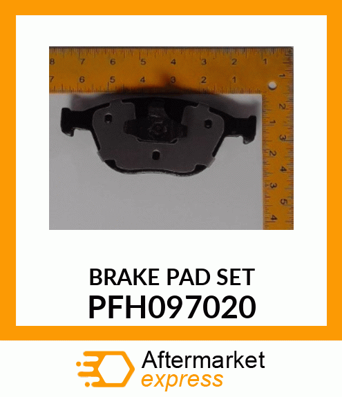 BRAKE PAD SET PFH097020