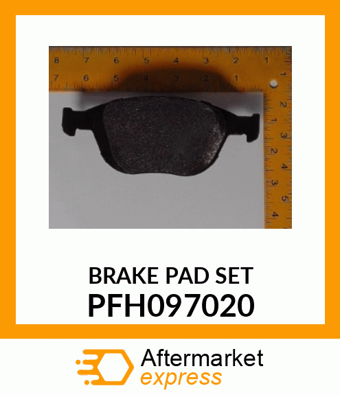 BRAKE PAD SET PFH097020