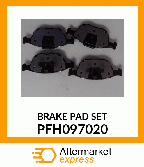 BRAKE PAD SET PFH097020